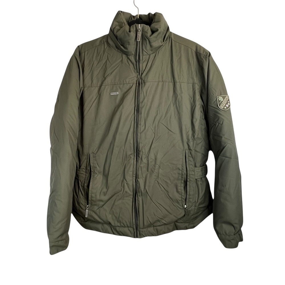 Columbia Women's X.C.O. Down/Feathers Jacket, Green, Size Large - NO HOOD